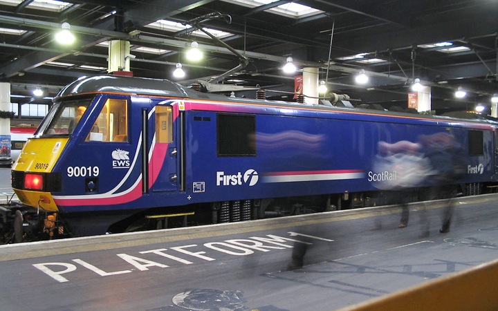 The Caledonian sleeper train