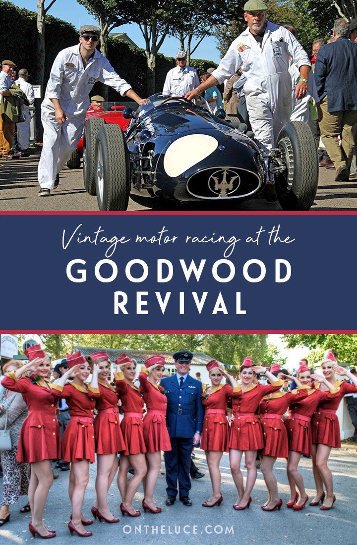 A trip back in time at the Goodwood Revival vintage motor racing event in Sussex, England – including buying tickets, what to wear, how to get there, where to stay and more #Goodwood #Sussex #motorracing #vintage