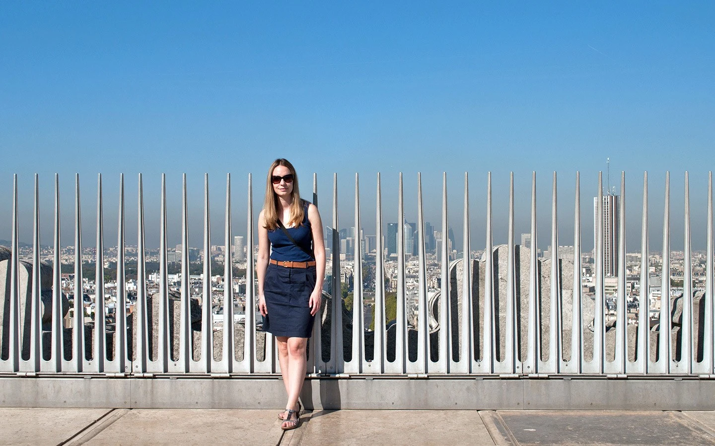 Views over Paris from the Arc de Triomphe