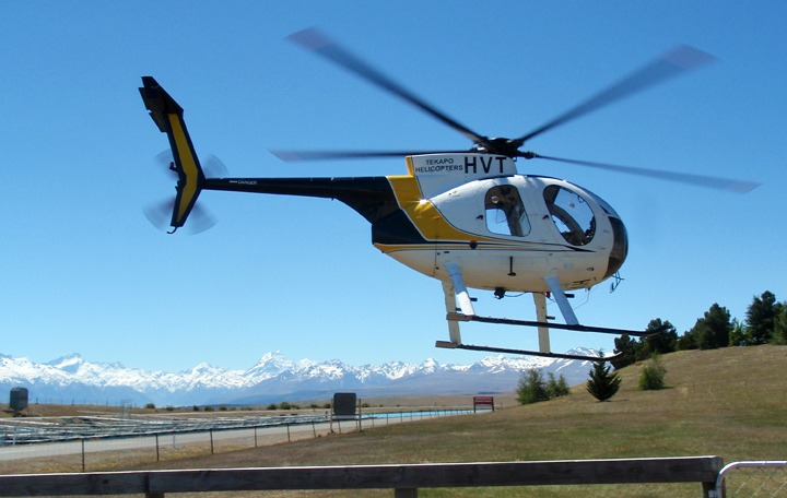 Helicopter to Mount Cook