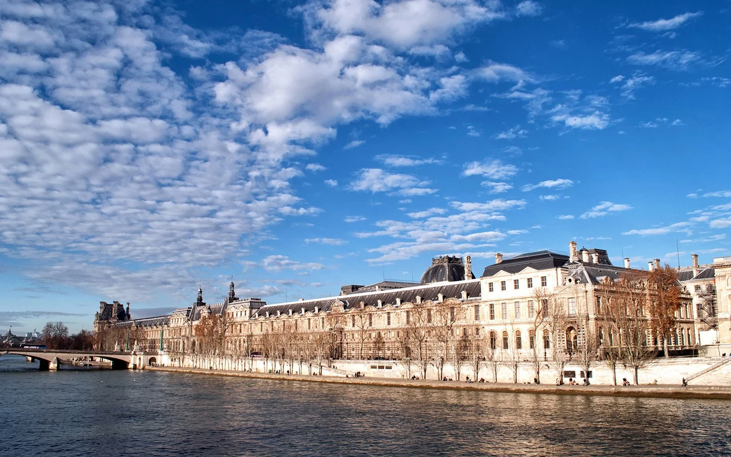 The Louvre art gallery in Paris, France