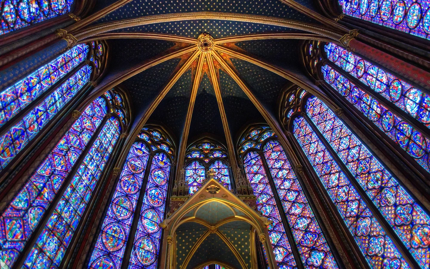 Saint-Chapelle stained glass in Paris