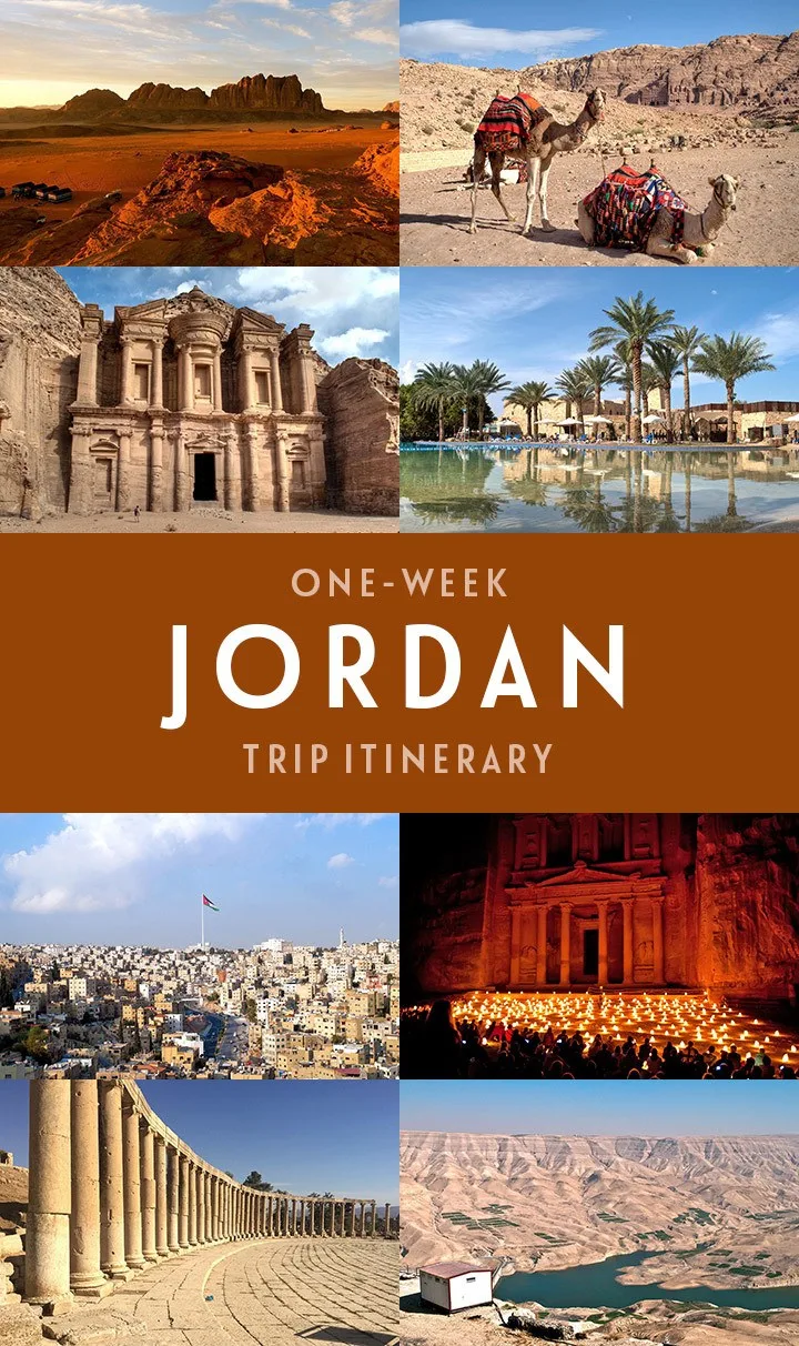 Discover the perfect one-week/7-day Jordan itinerary – taking you from Amman to Petra, Wadi Rum and the Dead Sea, with world-class archaeological sites, spectacular scenery and delicious food | 1 week Jordan | One week in Jordan | Jordan itinerary | Things to do in Jordan