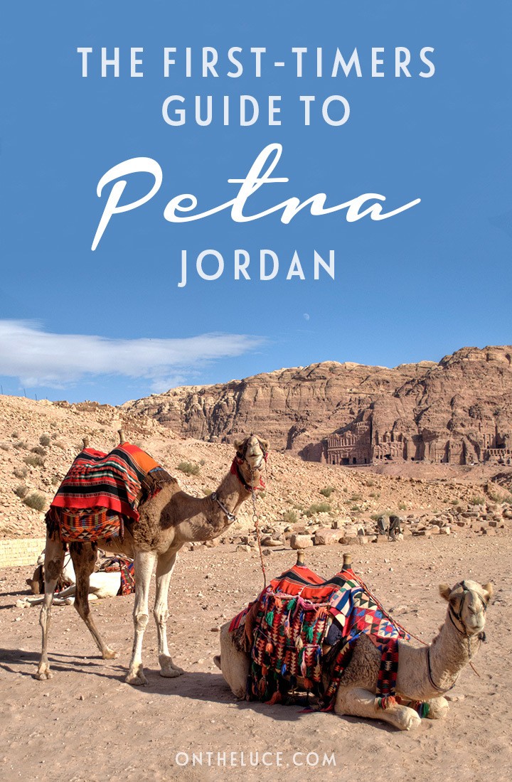 A guide to visiting Petra in Jordan for the first time – including where to stay in Wadi Musa, how to get to Petra, when to visit, what to wear and how much it costs | Petra travel guide | Visit Petra Jordan | Things to do in Jordan | Guide to visiting Petra