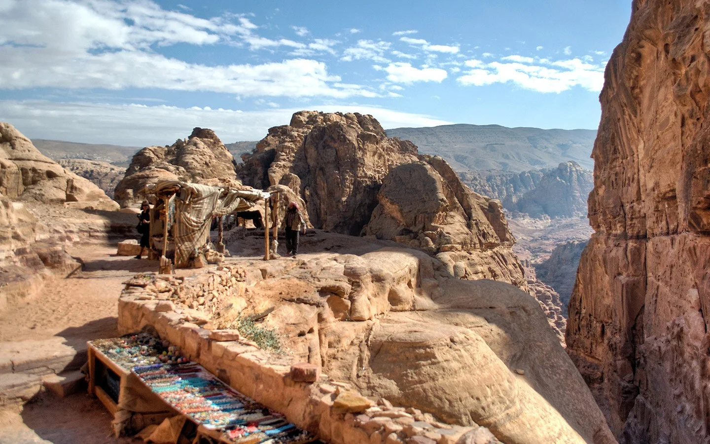 Souvenir stalls near the Monastery