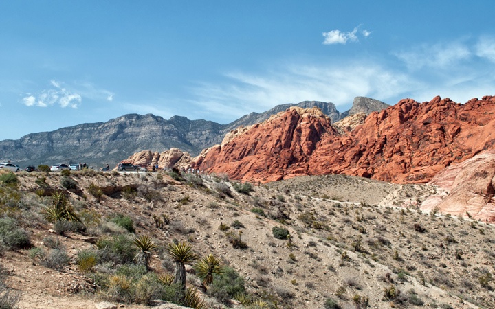 Red Rock Canyon near Las Vegas in Nevada, USA