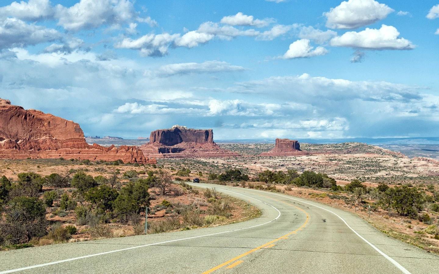 Dead Horse Mesa Scenic Byway in the southwest USA