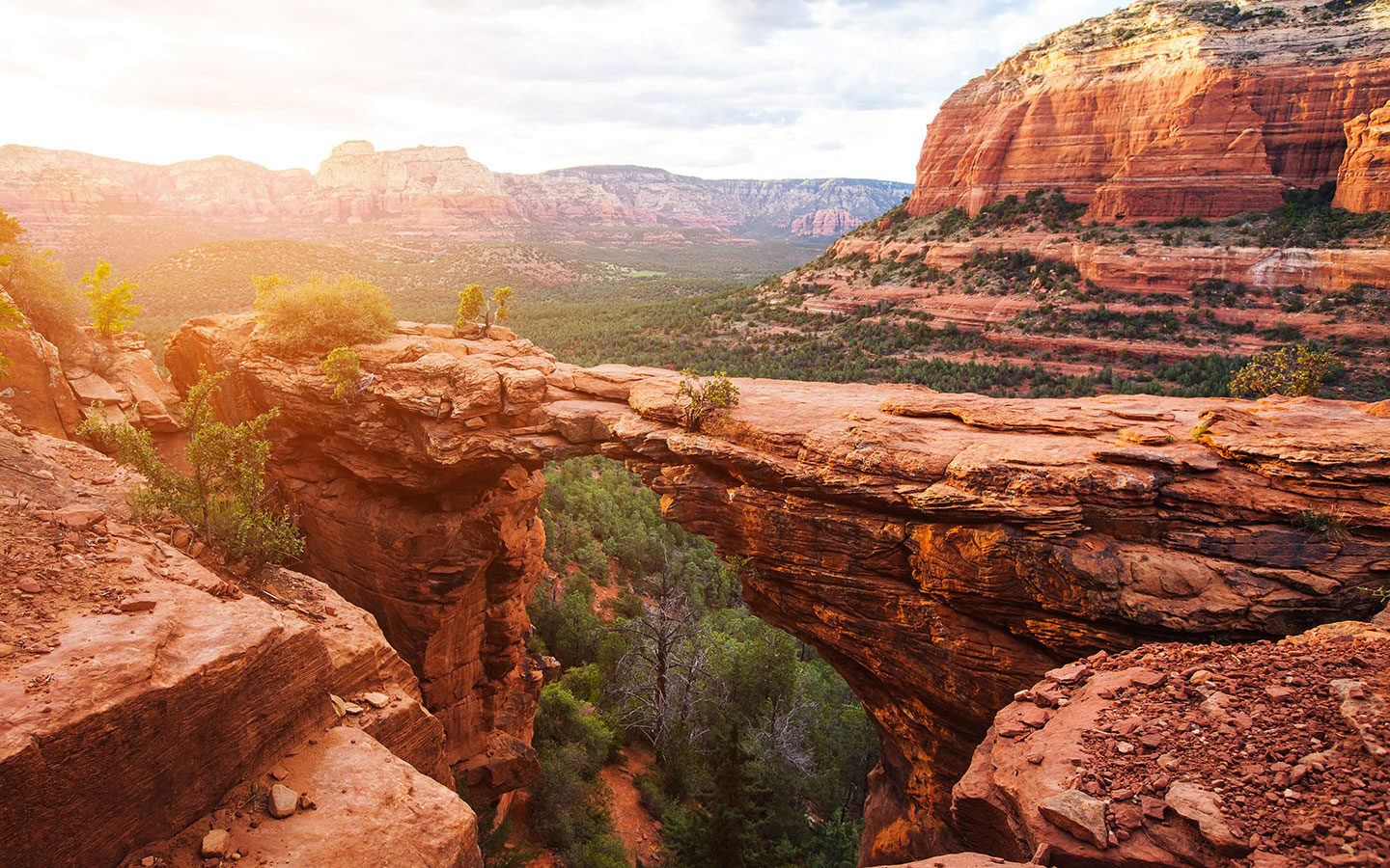 The Devil’s Bridge in Sedona