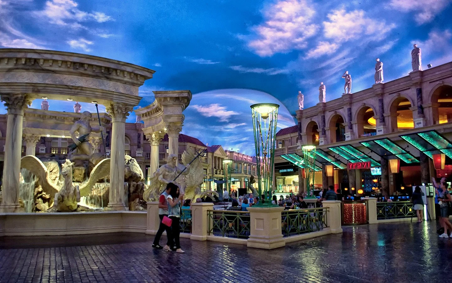 Caesar's Palace hotel on the Las Vegas Strip