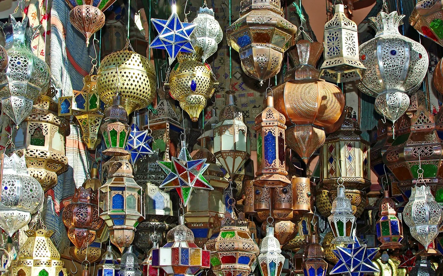 Lanterns in the souk, Marrakech