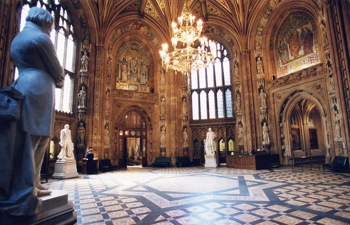 Central Lobby, The Houses of Parliament, London