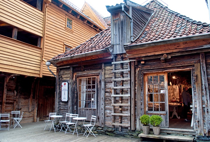 Shop in Bryggen, Bergen Norway