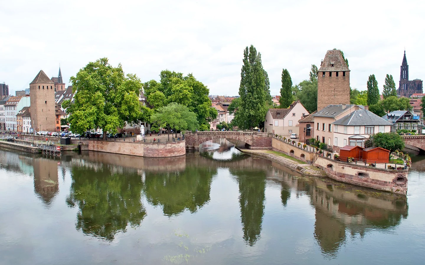 Strasbourg canals and convered bridges