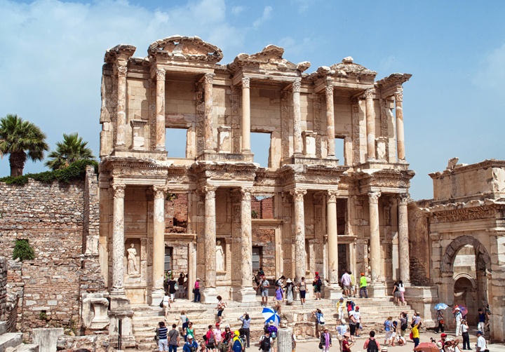 The Celcus Library at Ephesus, Turkey