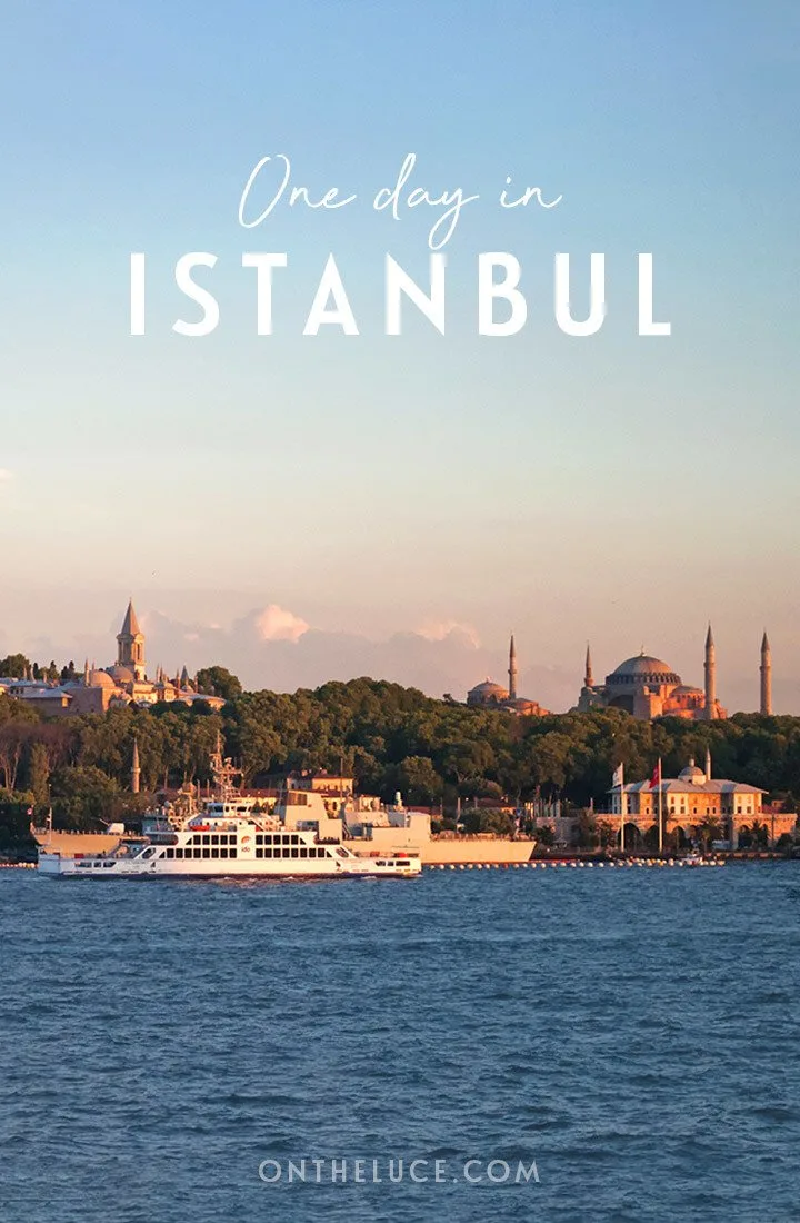 How to spend one day in Istanbul, Turkey: Exploring Sultanahmet, the historic heart of Istanbul, including the Blue Mosque, Hagia Sophia, shopping in the Grand Bazaar and a boat trip on the Bosphorus #Istanbul #Turkey #Sultanahmet