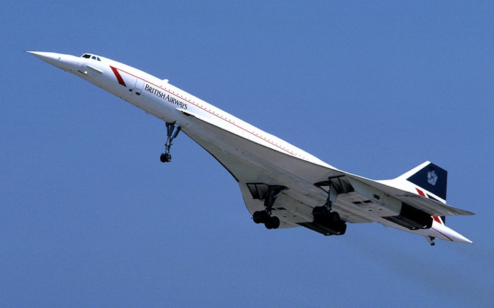 British Airways Concorde plane