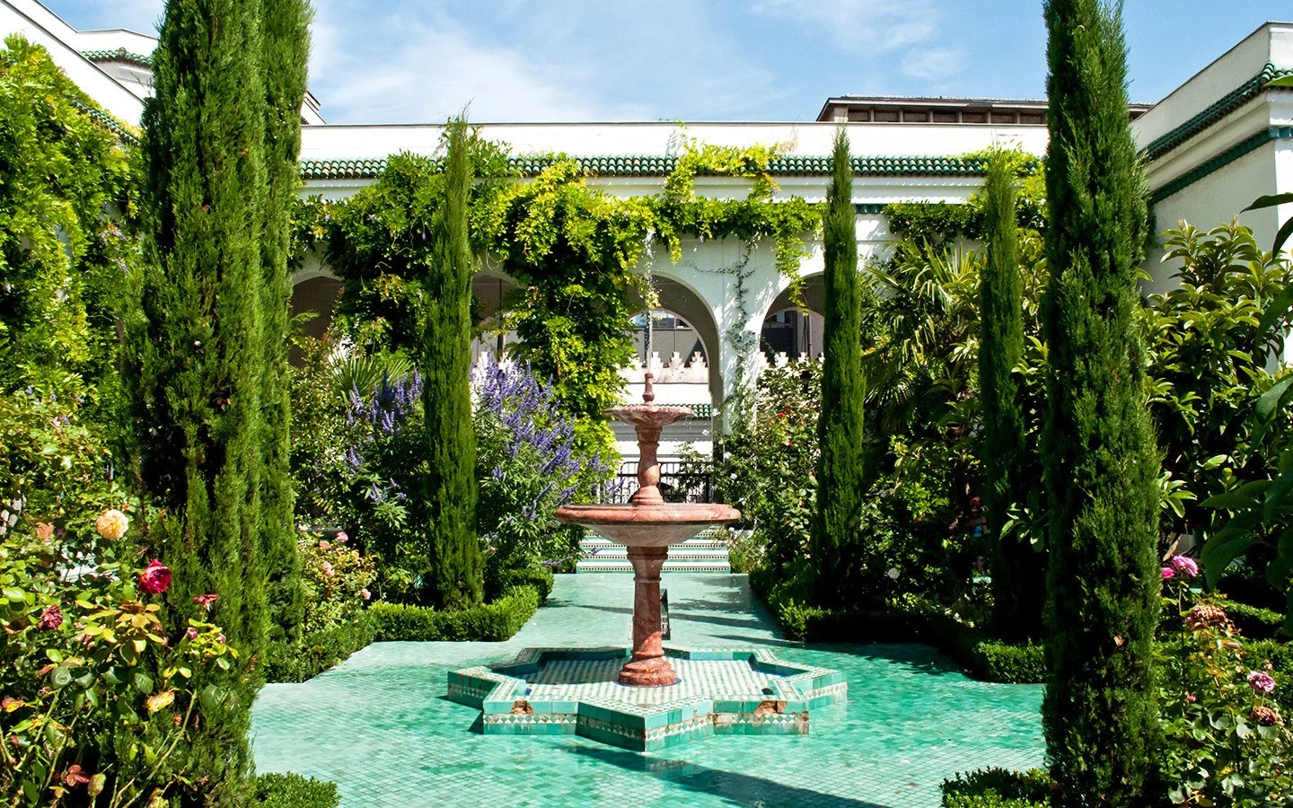 Gardens at the Grand Mosquée de Paris