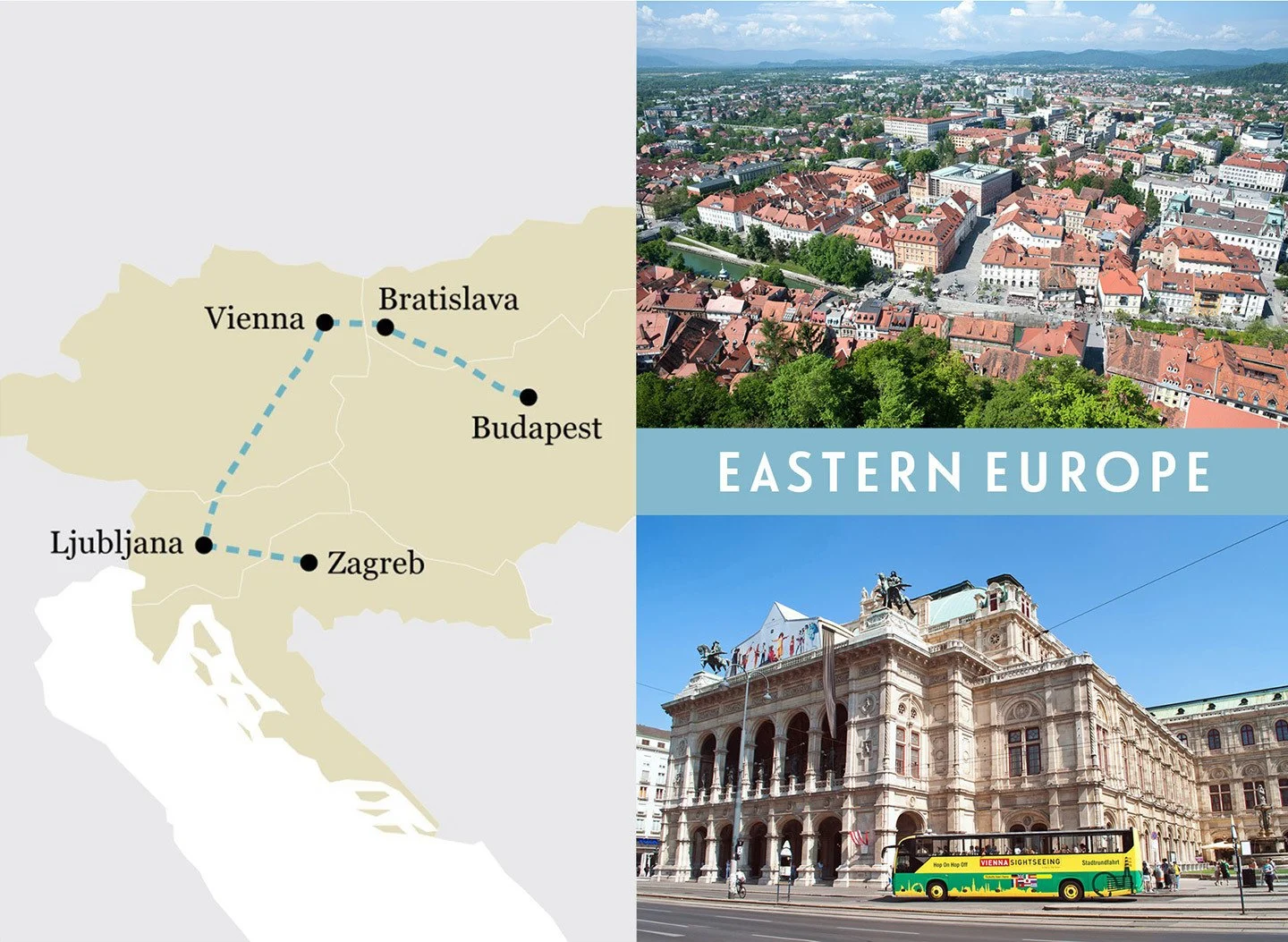 A one-week rail trip itinerary in Eastern Europe