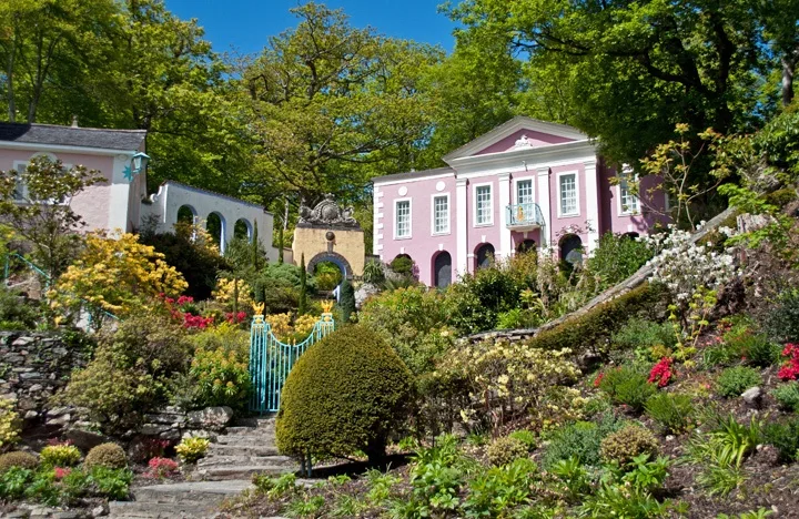 Unicorn Cottage in Portmeirion, North Wales