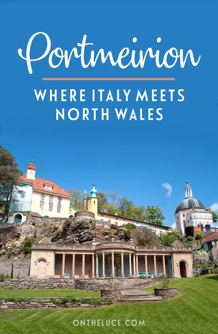 Visiting Portmeirion – a quirky seaside village of pastel coloured buildings and tropical flowers which looks like it belongs more in the Mediterranean than on the North Wales coast. #Portmeirion #Wales