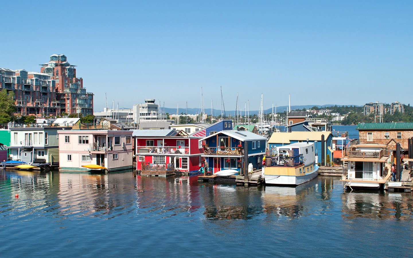 Fisherman's Wharf in Victoria, British Columbia