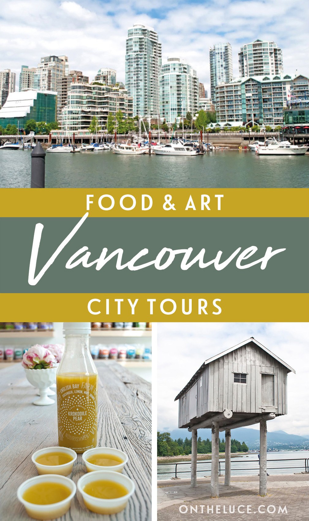 Discovering Vancouver, Canada, with an exploration of two sides of the city – its diverse food scene and its public art projects – on foot and by bike. #Vancouver #Canada