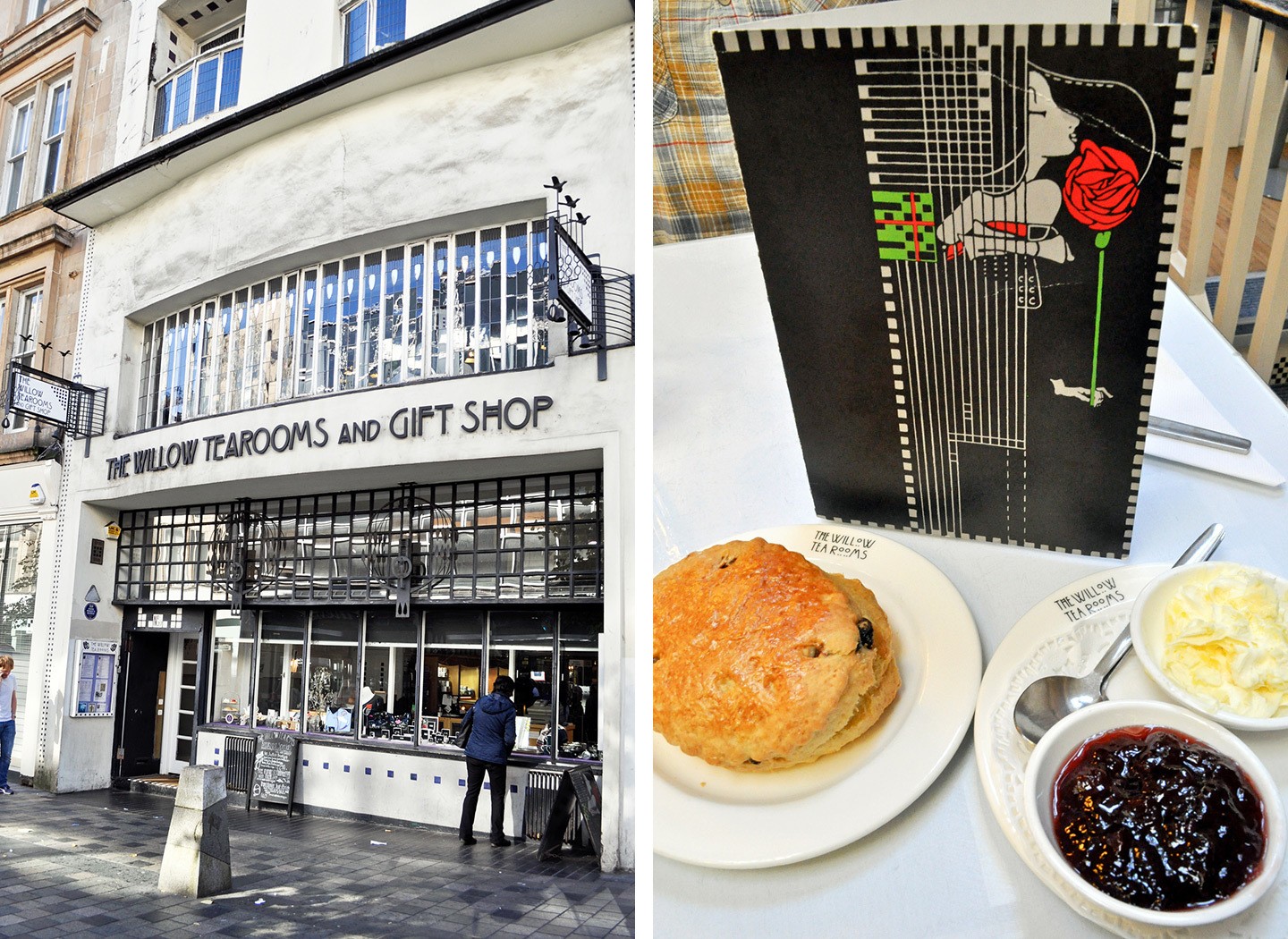 The Willow Tea Rooms on Sauchiehall Street