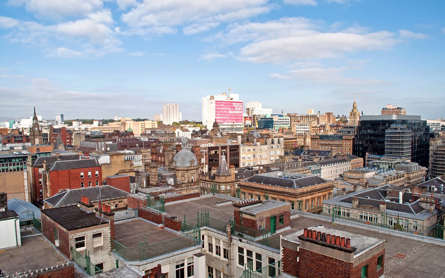 Views across Glasgow from the Lighthouse