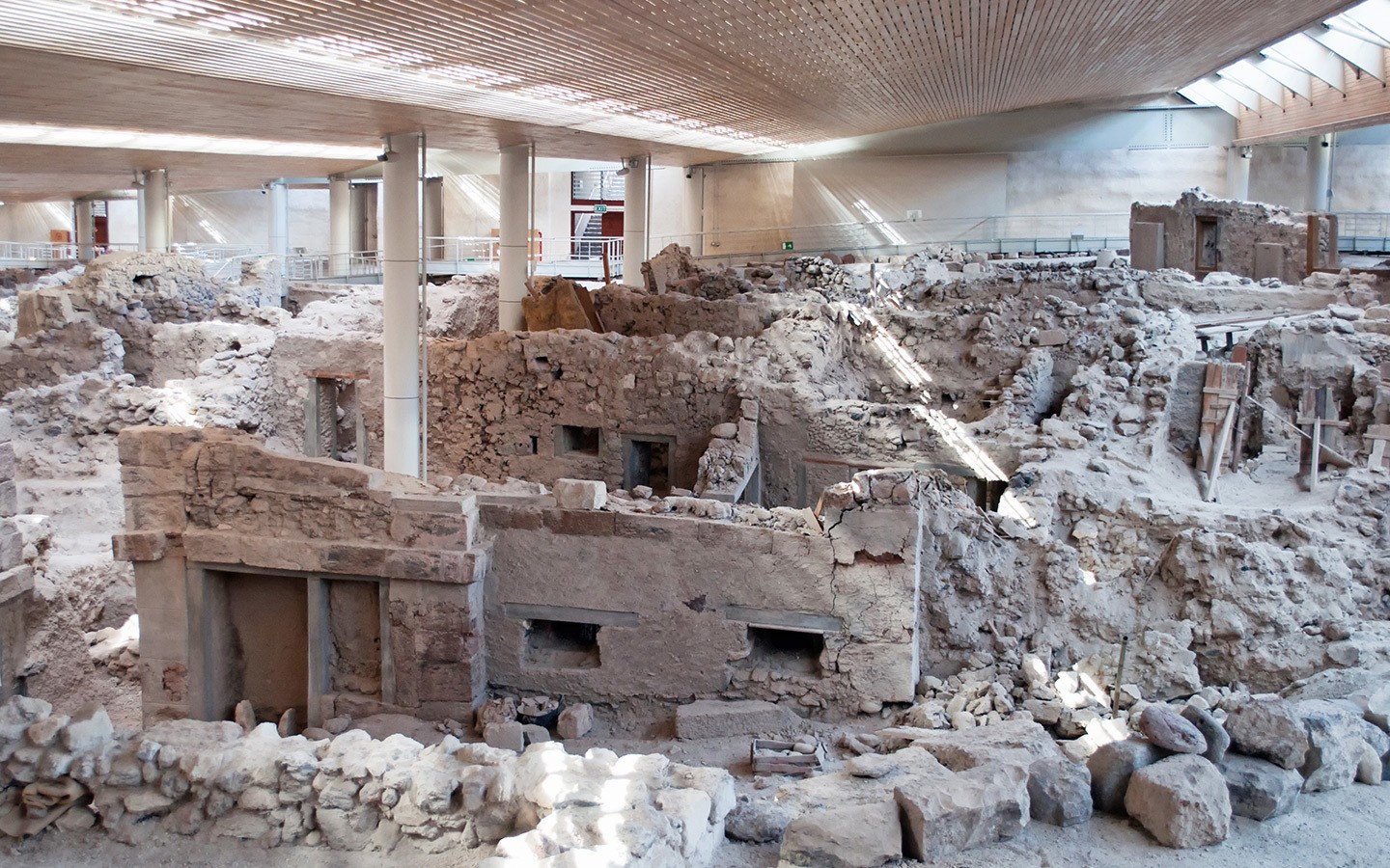 The ancient buried city of Akrotiri, Santorini: Greece’s Pompeii