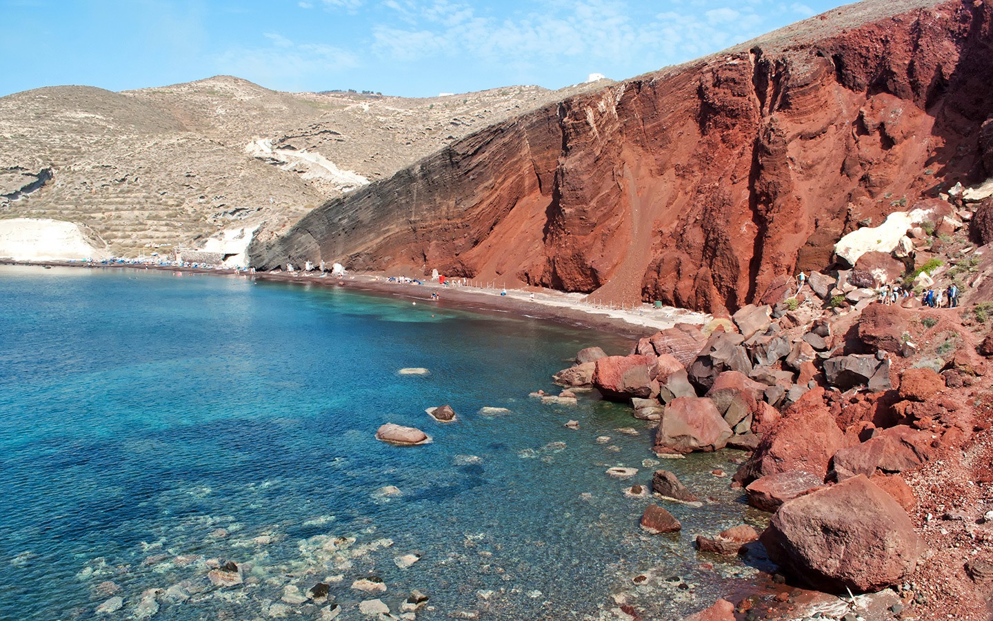 The Red Beach at Akrotiri, Santorini