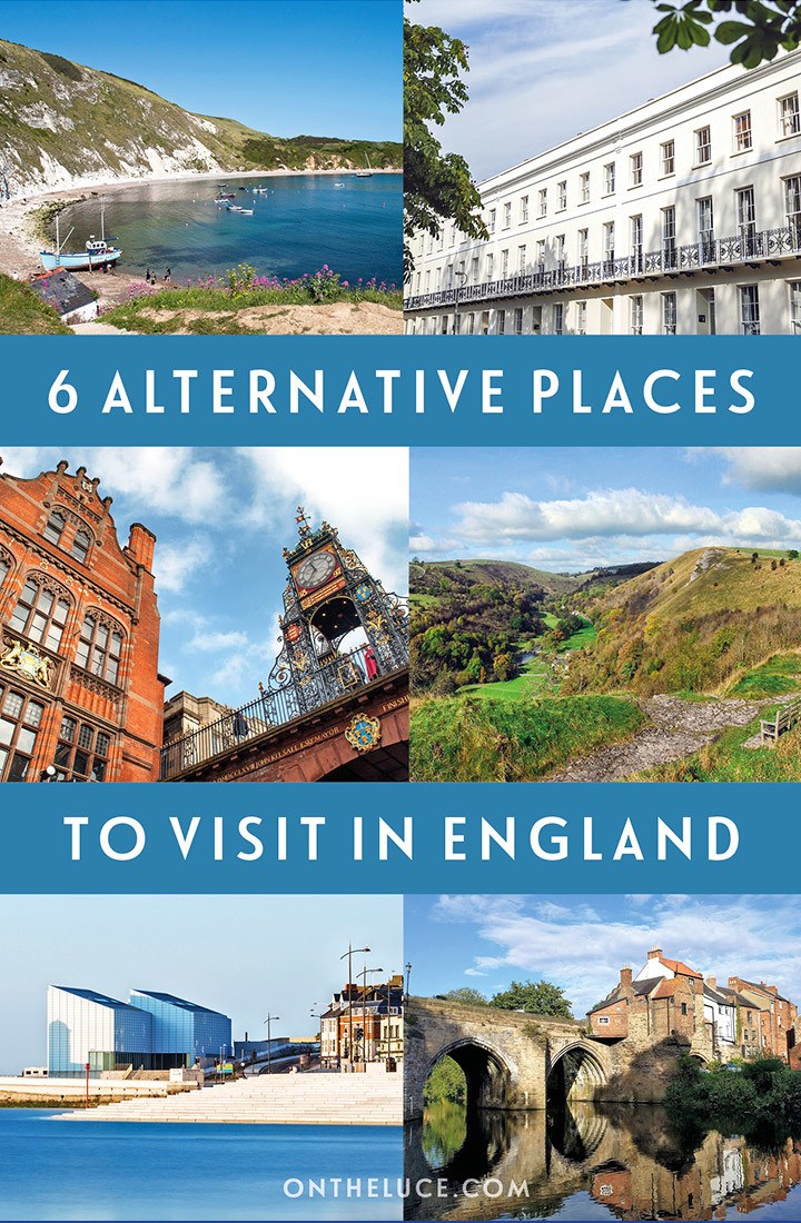 England off the beaten track: 6 great alternative places to visit in England if you’ve seen the famous sights or are looking for something different, including Dorset, Cheltenham and Margae #england #uk #alternative