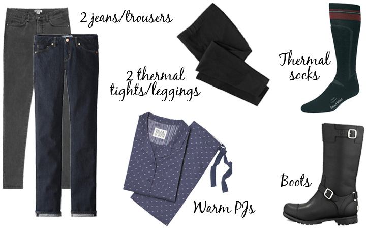 What to pack for a winter city break – trousers, PJs and footwear