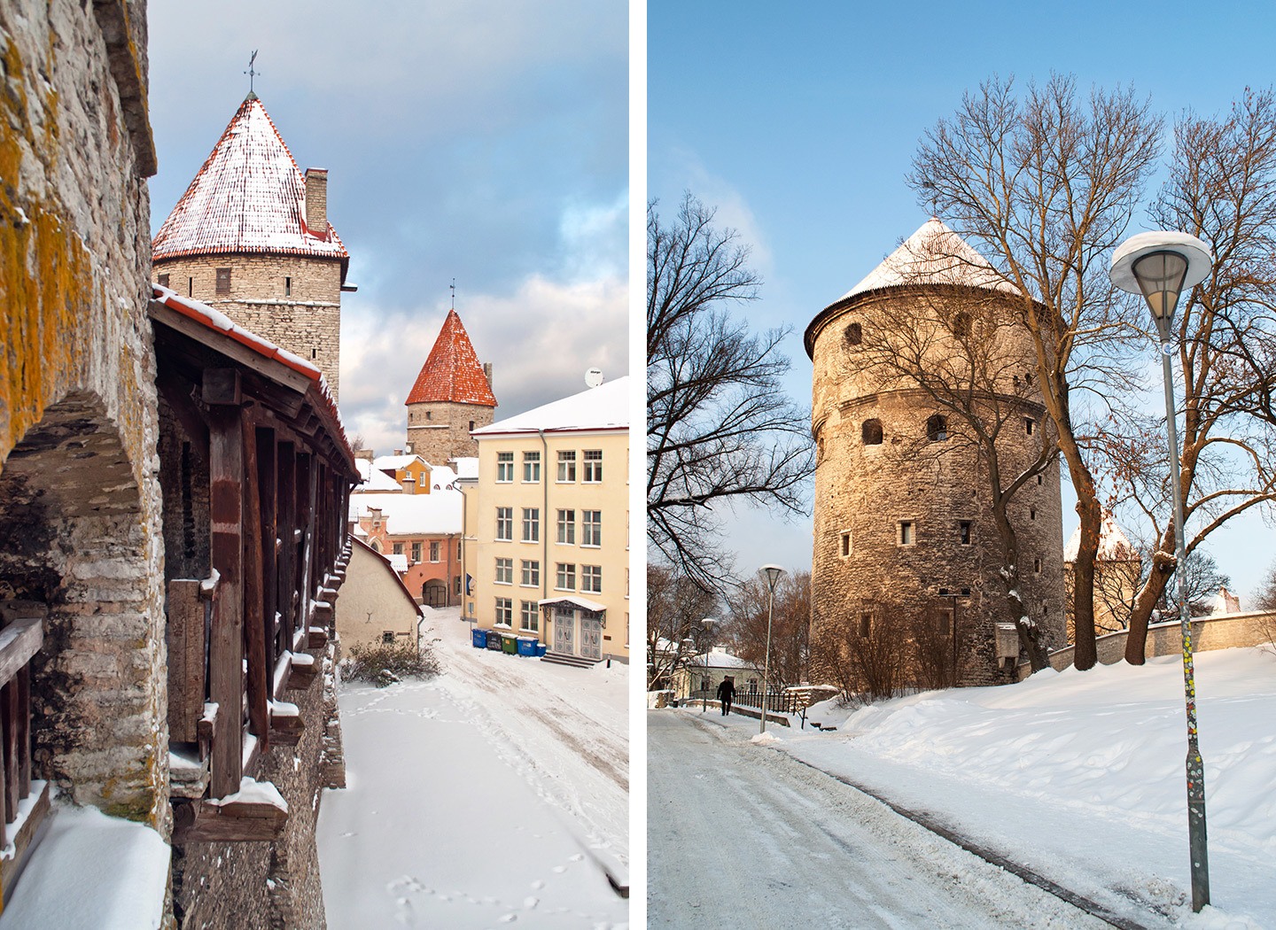 Tallinn city walls and Kiek in de Kök tower