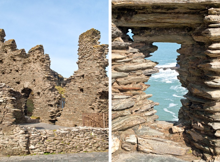 The Great Hall at Tintagel Castle
