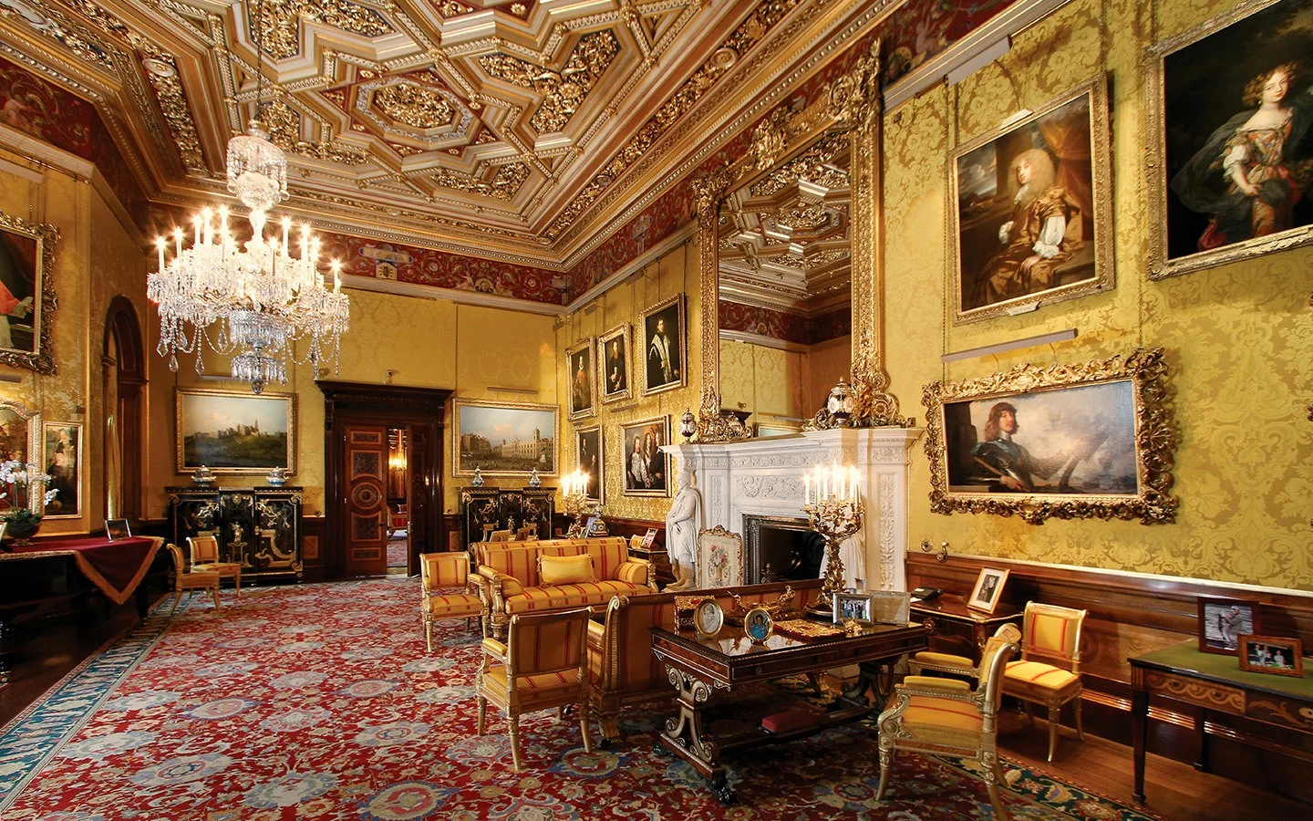 Lavish interiors inside Alnwick Castle