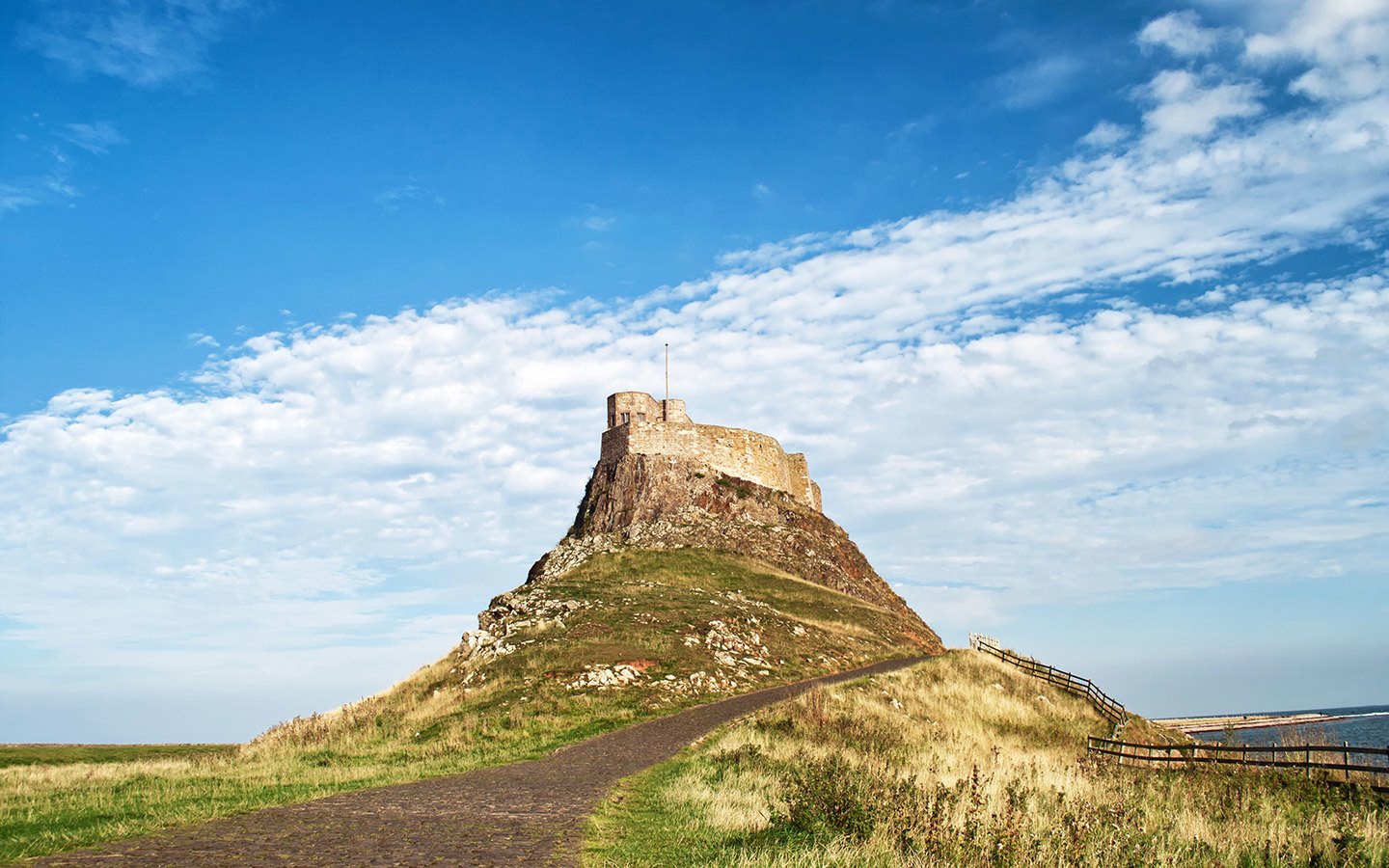 Lindisfarne Castle in Northumberland