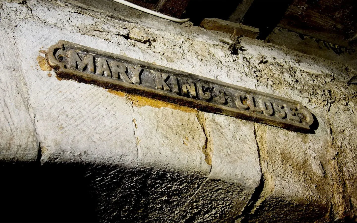 Sign for Edinburgh's Real Mary King's Close