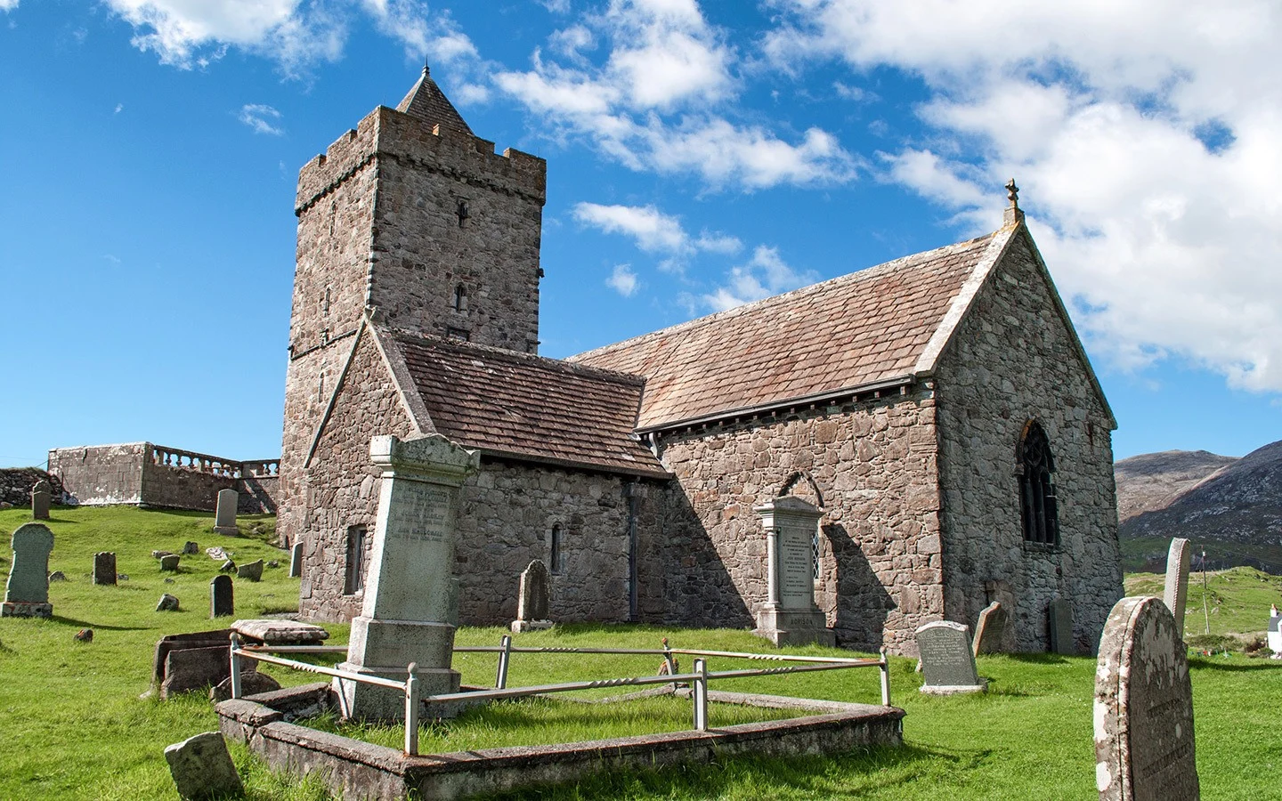 St Clements Church on the Isle of Harris, Scotland