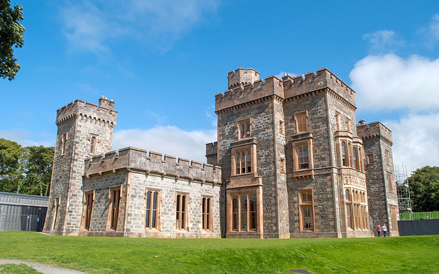 Gothic Lews Castle in Stornaway