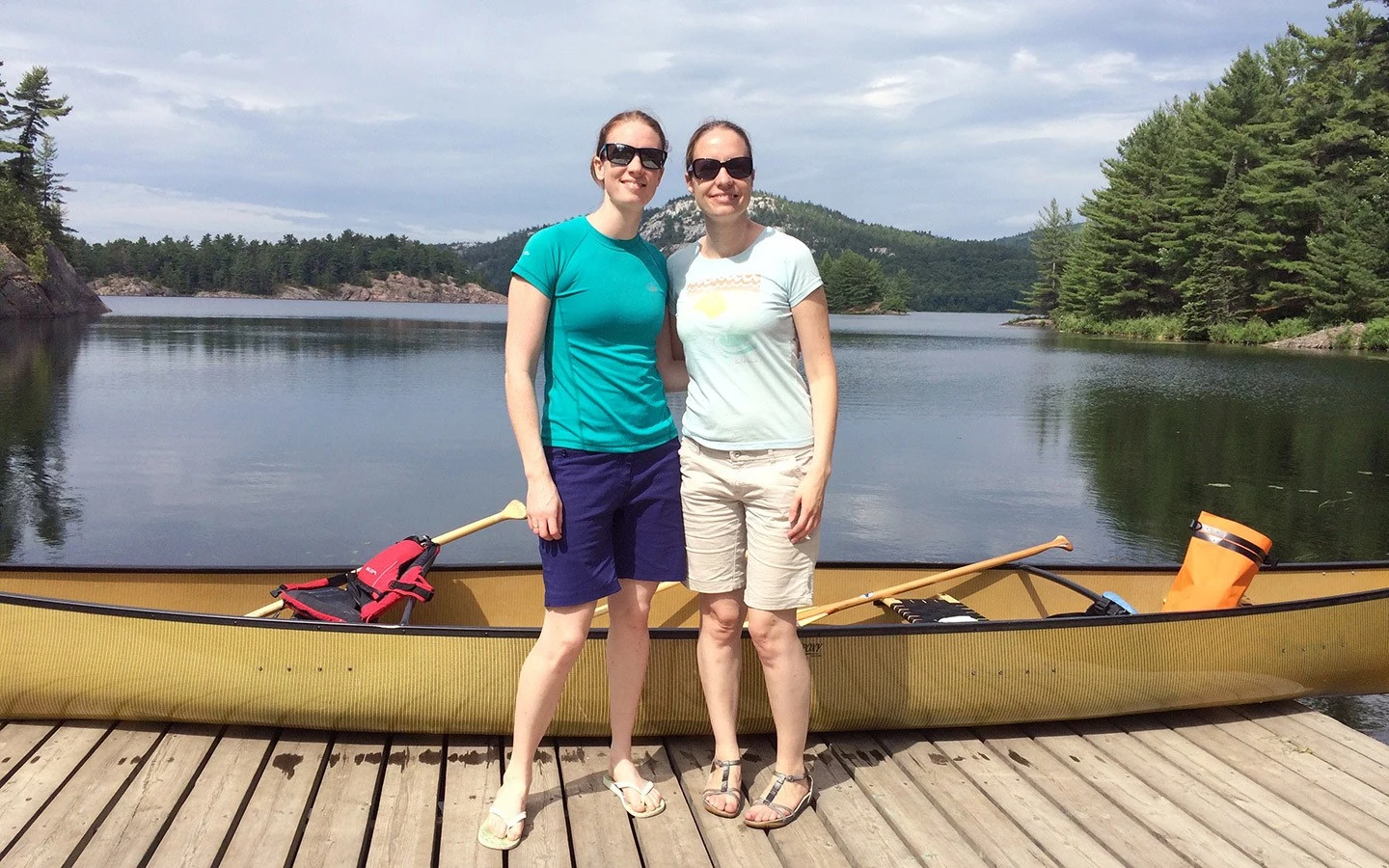 Kayaking at Killarney Provincial Park