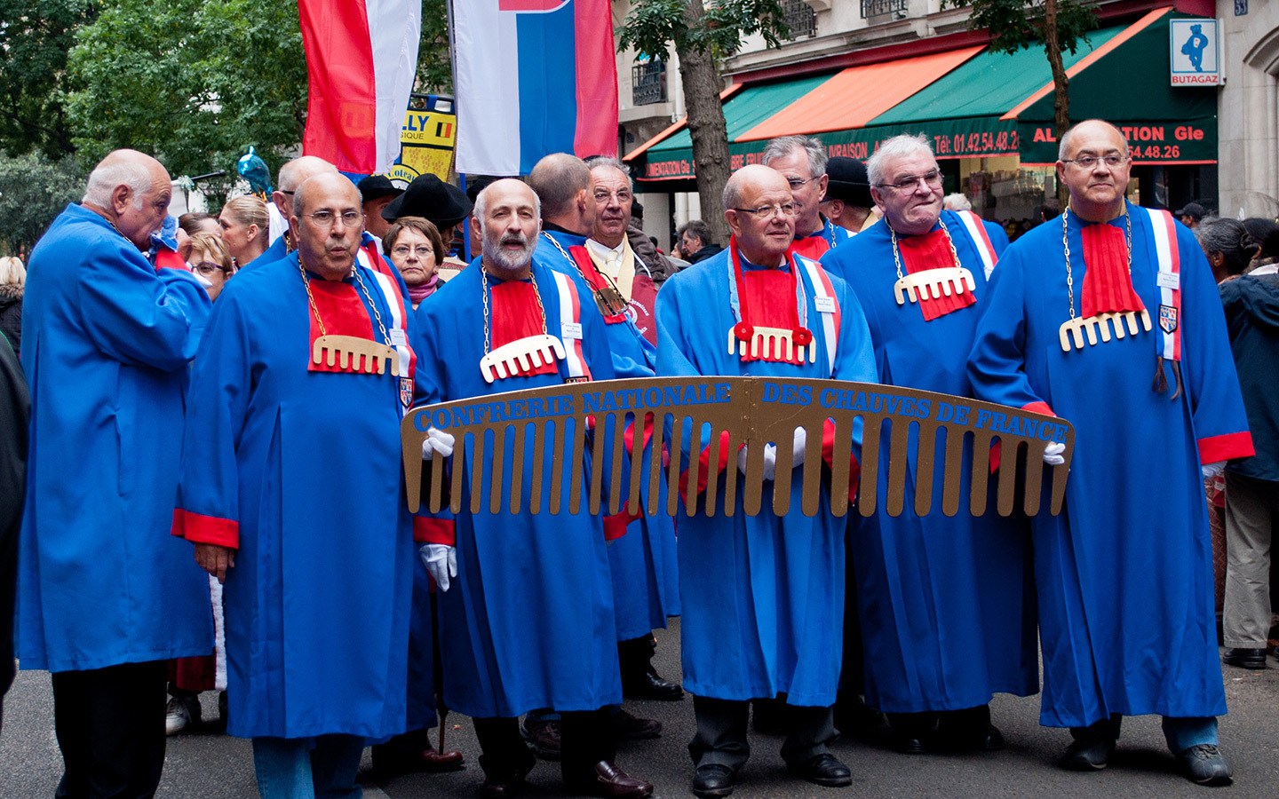 The Fête des Vendanges harvest festival in Montmartre, Paris