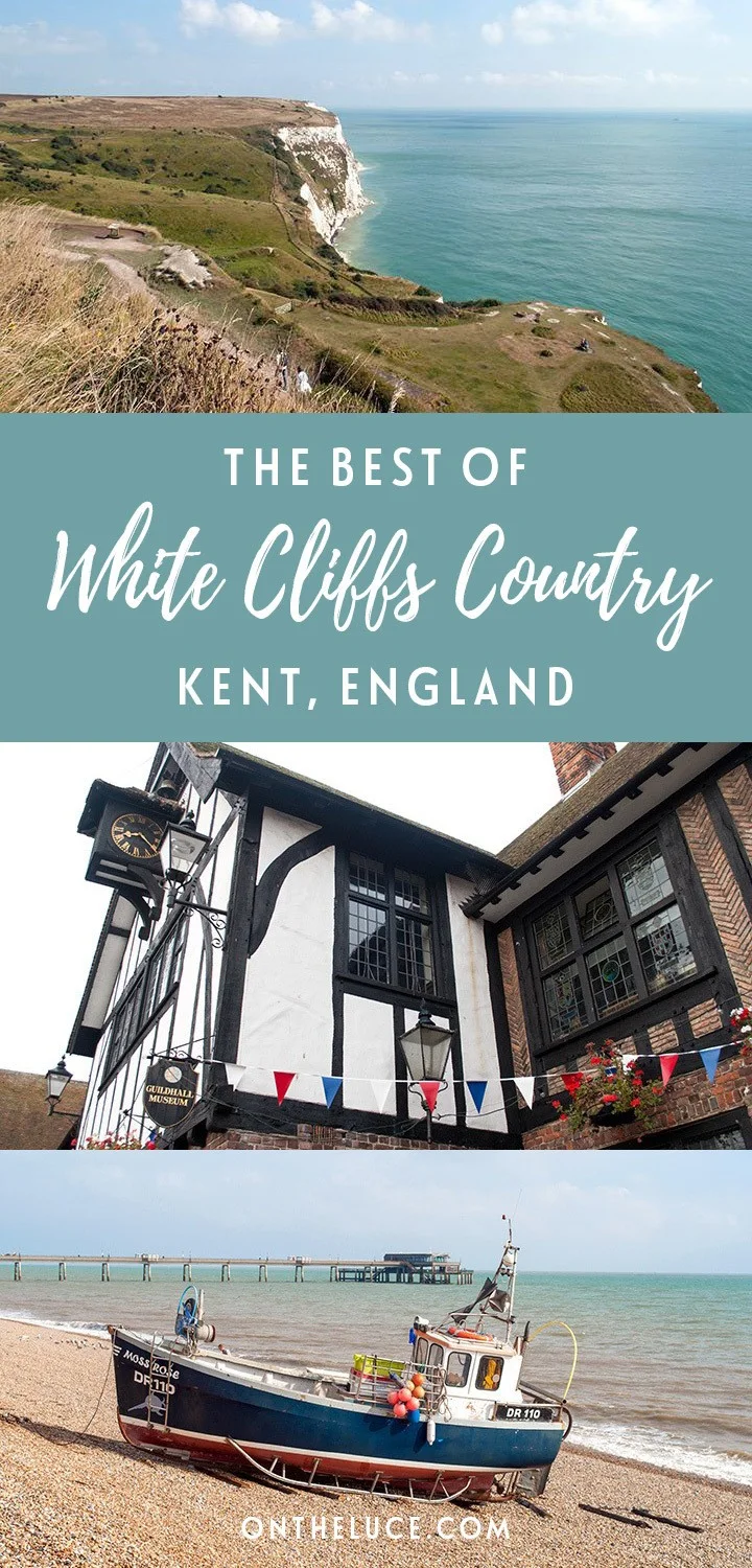 A road trip through White Cliffs Country in Kent, Southern England – visiting castles, cliffs and cake shops in the towns of Sandwich, Deal and Dover #England #Kent