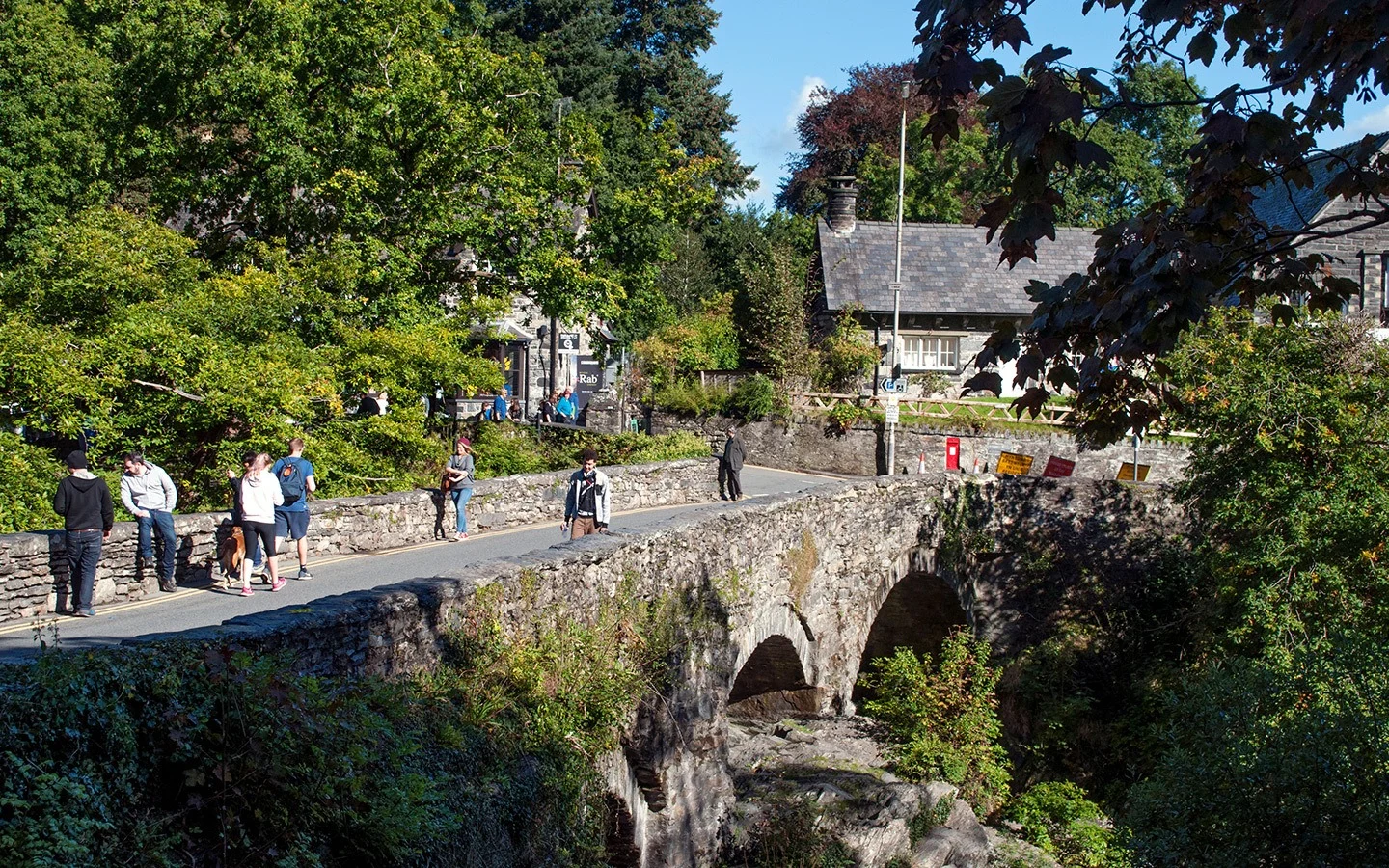 The Miner's Bridge in Snowdonia's Betws-y-Coed