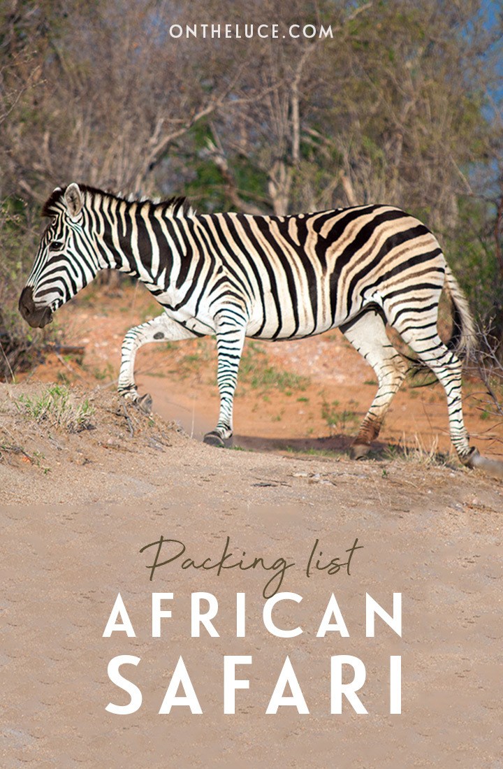 An African safar packing list – everything you need to pack for a safari in Africa, from clothes and shoes to accessories and toiletries #safari #packinglist #africa