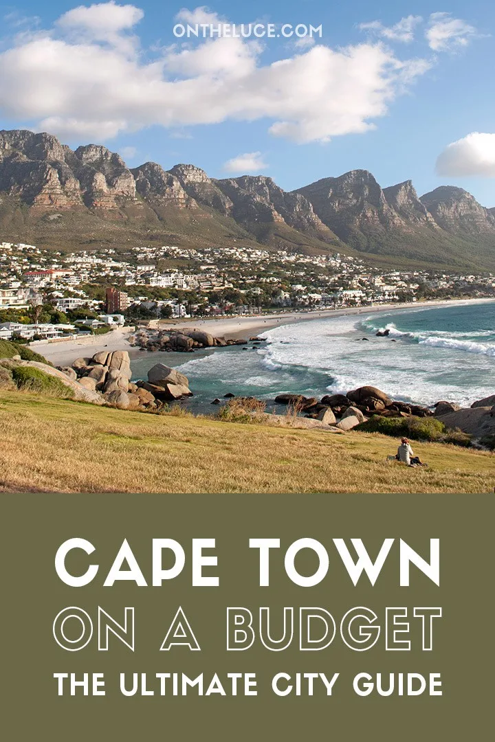How to save money on sightseeing, museums and galleries, food and drink, city views and transport in the Mother City – the ultimate guide to visiting Cape Town on a budget. #SouthAfrica #CapeTown #budget