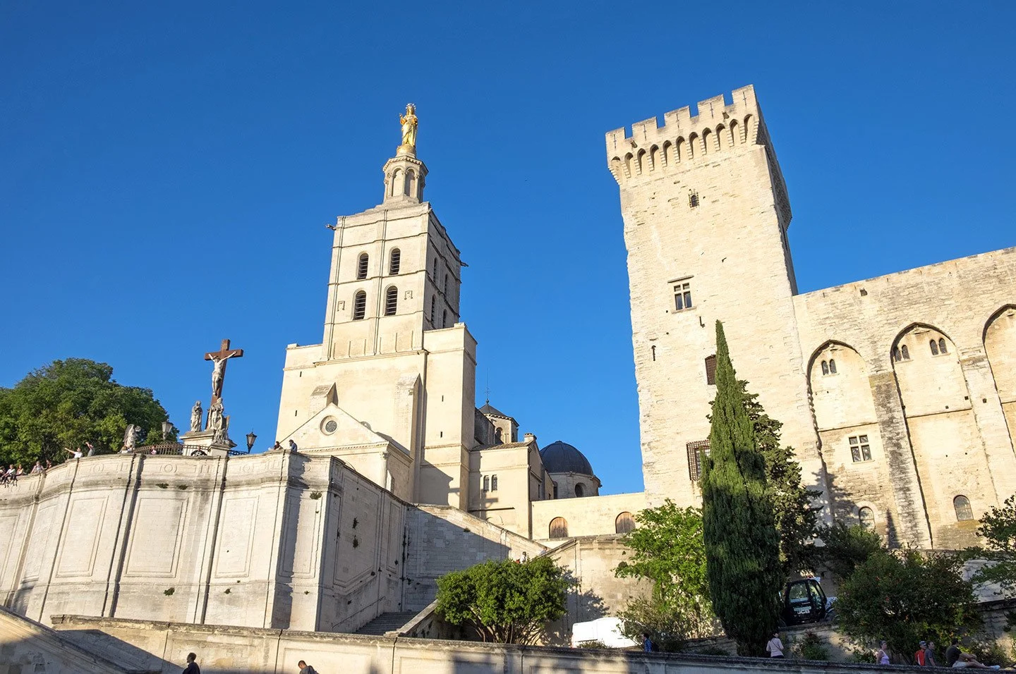 The Palace des Papes in Avignon, South of France