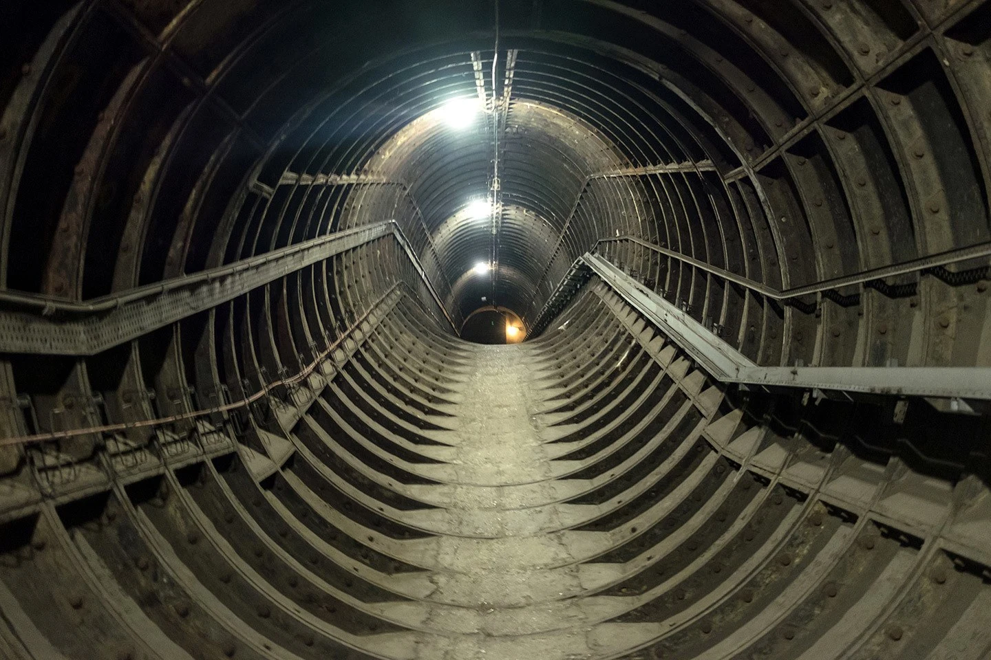 Ventilation tunnel in Euston’s secret tunnels