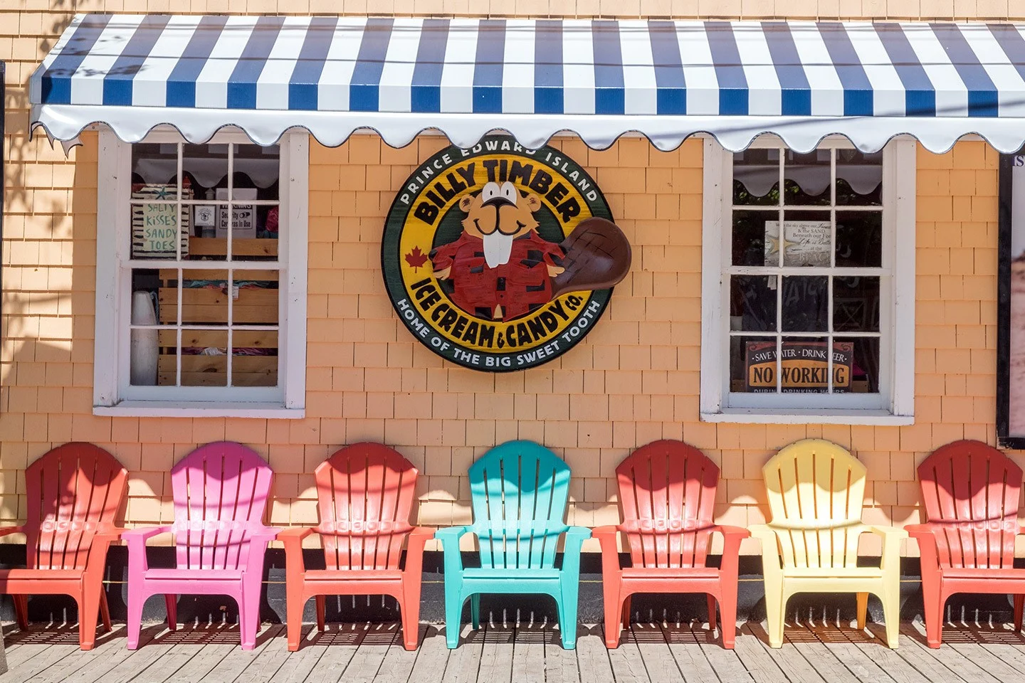 Ice cream shop in Charlottetown, Prince Edward Island, Canada