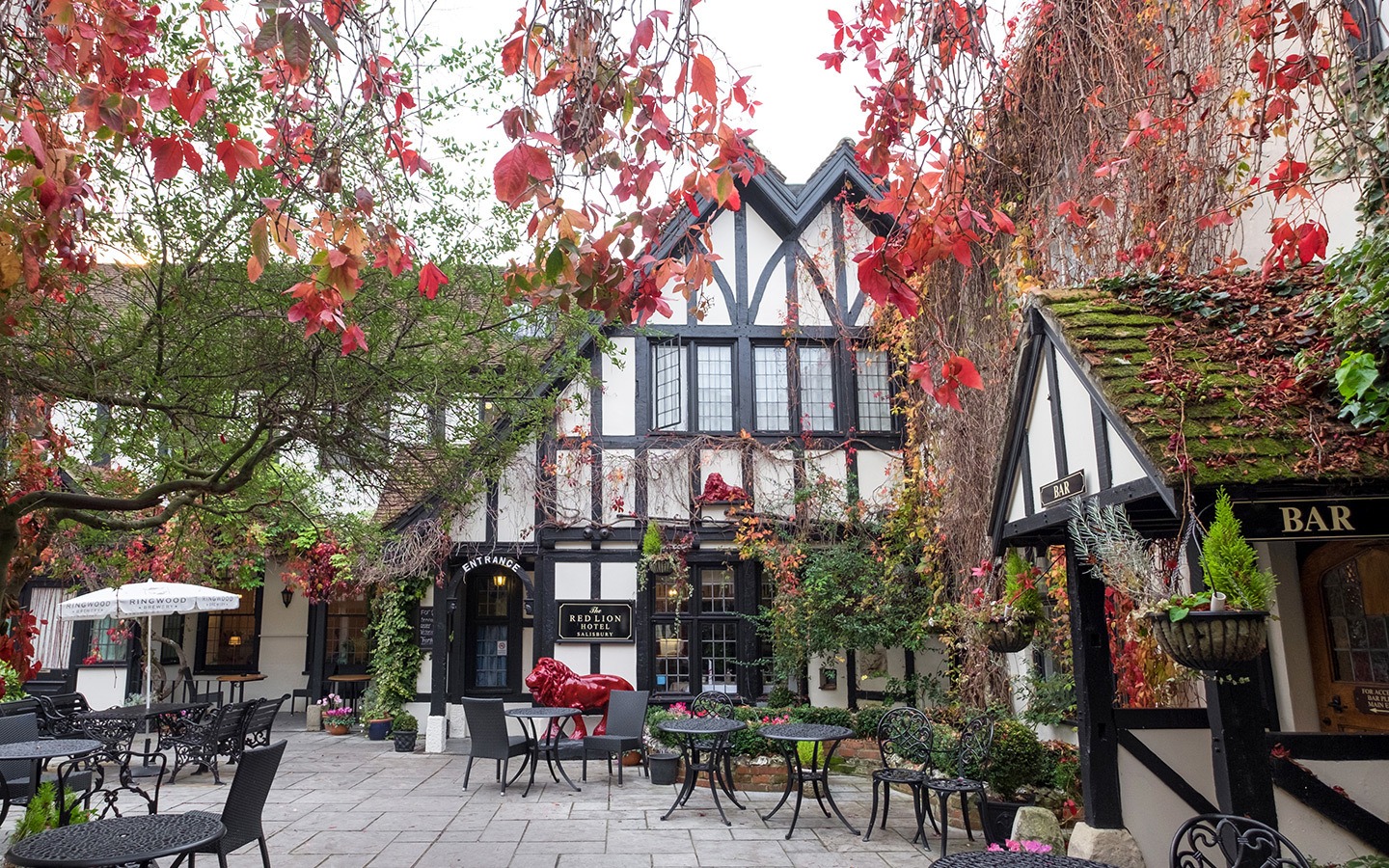 Autumn at the Best Western Red Lion Hotel in Salisbury