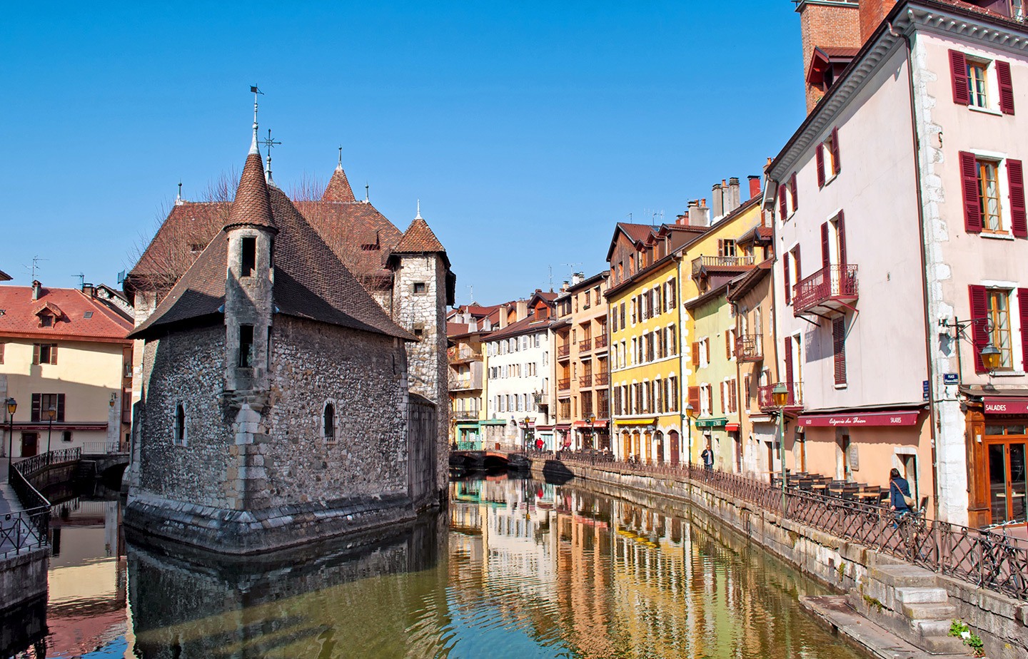 Annecy's canals and old prison